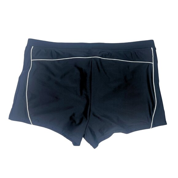 Slazenger Men's Swim Boxer Shorts – Black/White – Size 4XL - Picture 4 of 5